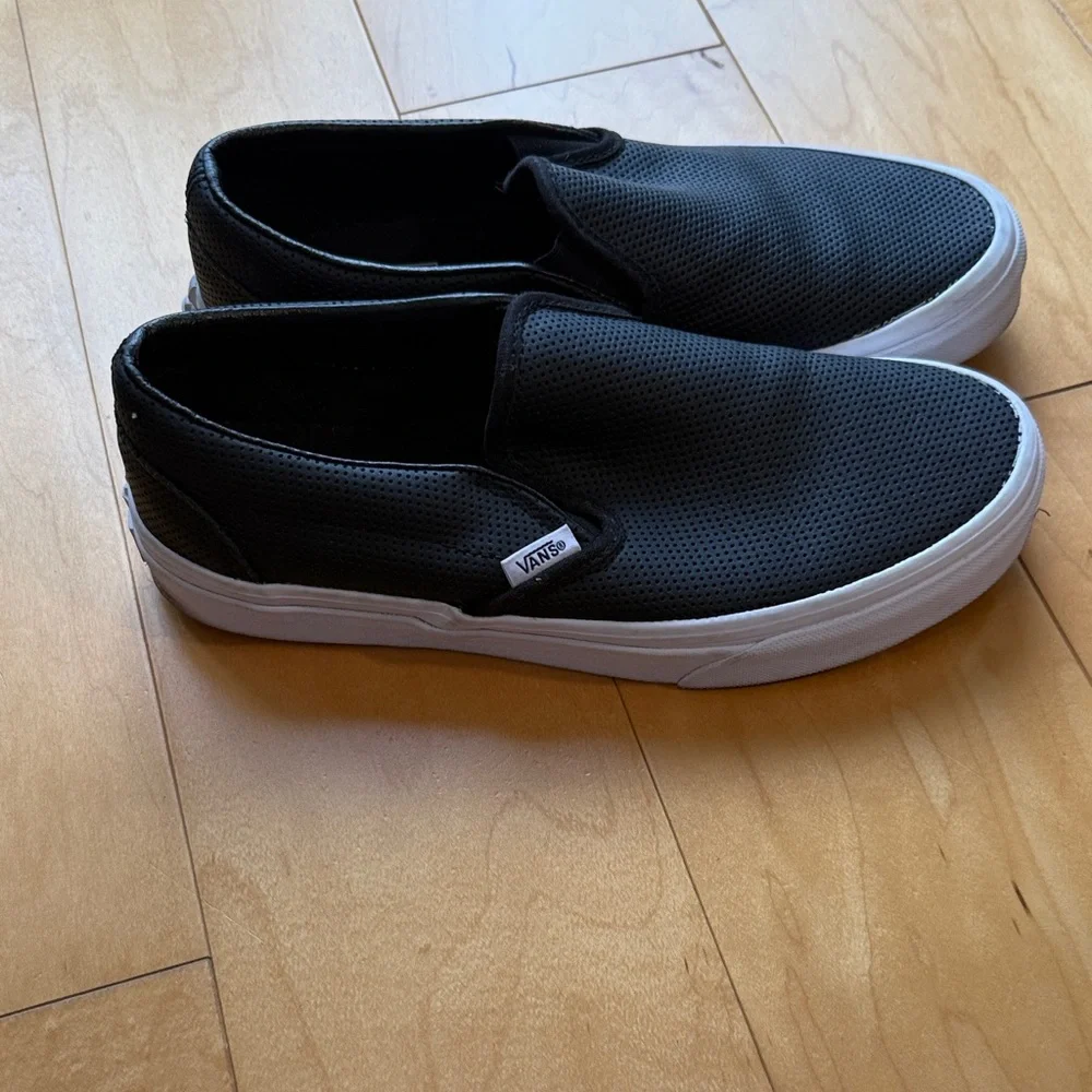 Vans Black Slip-On Sneakers - Women’s - Picture 2 of 7